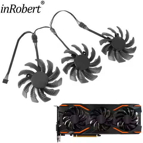 75MM PLD08010S12H T128010SU Cooler Fan For GIGABYTE AORUS GTX 1060 1070 Ti 1080 Ti G1 GAMING GV-N98T