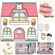 Dnddun house paper doll book dnddun toys squishy book
