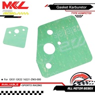 Carburetor Gasket Gasket Karburetor Mesin Rumput Brush Cutter 4 Stroke For  GX31 GX22 16221-ZM3-000