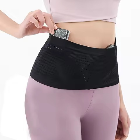 Seamless Invisible Running Waist Belt Bag Gym Bags Unisex Sports Fanny Pack Mobile Phone Bags for Fi