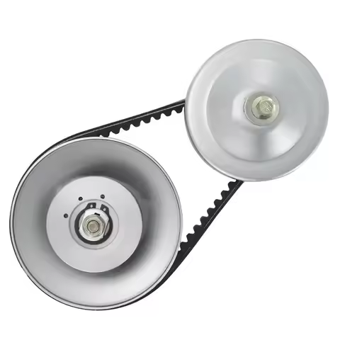 Go-Kart Torque Converter 3/4', Clutch Kit with Pulley & Belt for 2-8 HP Engines