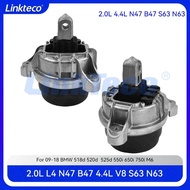 Engine Left & Right Motor Mount For 09-18 2.0 4.4 T L BMW 5 6 7 Series 520d 550i 650i 750i M6 N47 B4