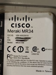 CISCO Meraki MR34 無線路由器連掛牆架