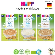 HiPP Baby Porridge Organic Oat Cereal | 5+, 6+ month | 200g 250g | German