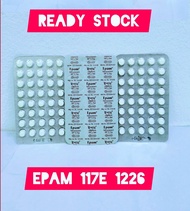 VITAMIN E. EPAM 5 MG 117 E 1226 1 STRIP 40 TABLET 5 STRIP 200 TABLET 10 STRIP 400 TABLET.