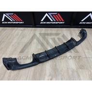 BMW F30 performance carbon fiber rear diffuser quad exhaust
