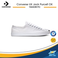 Converse รองเท้าผ้าใบ รองเท้าหุ้มส้น ผ้าใบหุ้มส้น UX Jack Purcell Canvas OX 164056CBK CR [CORE] / 164057CWW CR [CORE] / 168518C / 168676C [มีสี่สี] [ลิขสิทธิ์แท้] Collection (2600)