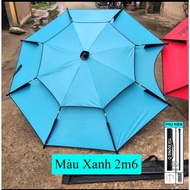 ô câu cá - ô dù che nắng che mưa cao cấp 2 Tầng - 2m0 - 2m2 - 2m4 2m6