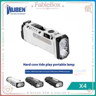 FableBox WUBEN X4 RGB Flashlight Rechargeable Infinite Dimming Portable Outdoor Camping Torch