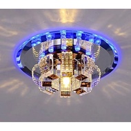 Modern Lighting Aisle Ceiling Light Small Crystal Light Round Entrance Light