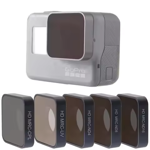 For Go Pro Hero 5 6 7 Lens Accessories UV CPL ND 4 8 16 Neutral Density Filters Set For GoPro Hero5/