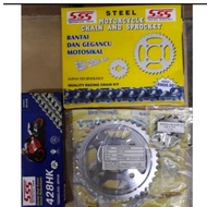 SSS SPROCKET SET RS150 428HK
