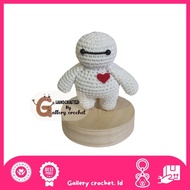 GANTUNGAN Baymax keychain | Baymax Knitted Keychain | Baymax doll