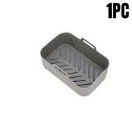 1/2Pcs Air Fryer Silicone Tray Reusable Ninja Dual Basket Baking Pan Oven Pot Plate Liner Air Fryer