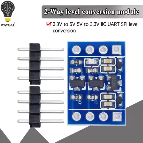 1PCS 2 Channel IIC I2C Logic Level Converter Bi-Directional Module 5V to 3.3V for arduino