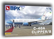 Big Plane Kits 7224-1/72 - Plastic Model Aircraft kit for C-40A Clipper/B United States of America A