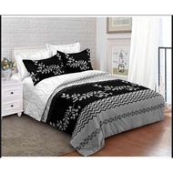 TOTO 7PCS bed sheet queen /Cadar fitted/selimut double Murah [ Ready stock]