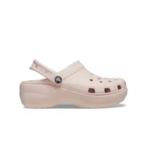 Women's flat sandals crocs classic platform clog w pink