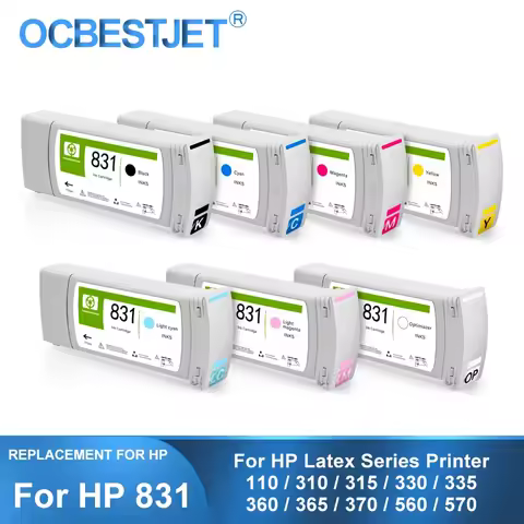 For HP 831 Ink Cartridge with Latex Ink For HP 110 115 310 315 330 335 360 365 370 560 570 L360 L365