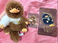 玻璃獸盲盒MINISO x Fantastic Beasts 扭扭蛋毛絨掛飾 Niffler 嗅嗅公仔鎖匙扣 Keychain