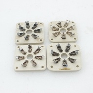 American Ceramic Flat 7-Pin Suitable for 3C33 FU-19 FU-30 829 FU-29 Tube Bile Base