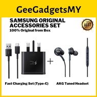 🎧 100% Original Samsung Fast Charging Set (Type-C) + AKG Earphone