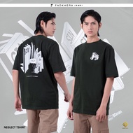 Fadkhera Tshirt Oversized Sycamore Green Atwork Neglect Men's Streetwear Premium X Muslimshow T-Shir