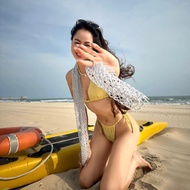 Super beautiful yellow bikini Set with thong