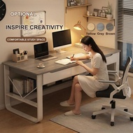 Wooden Study Desk with Drawers Computer Table Home Office Workstation WFH Student Writing Desk Bedro