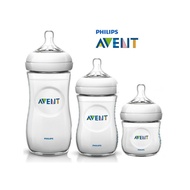 Philips Avent Natural 4oz/9oz/11oz Feeding Bottle Single pack (Without Retail Packaging)