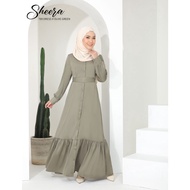 SHEERA 3 WAY DRESS WITH BELT (OLIVE GREEN) 789 / P789
