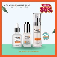 (ลด 30%) AquaPlus Invigorating Firming Ampoule 30 ml.& Radiance-Intensive Essence 30 ml.& HYA 8D PLU
