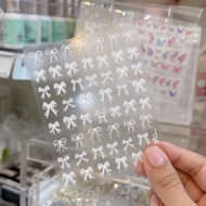 5D silk nail bow sticker, premium nail sticker -tib nail