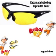 Boboiboy supra and solar glasses