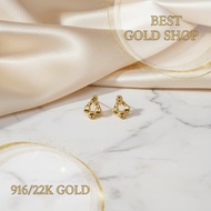 916 Gold Balloon Earring by Best Gold Shop