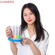 LUNAEDGE 3 Balls Breathing Trainer, 3 Balls Soft Breath Measurement System, Durable Portable Washabl