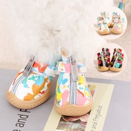 Winter Dog Shoes Set of 4 Teddy Shoes Poodle Boots Cotton Shoes Warm Bichon Shoes Foot Cover Autumn 