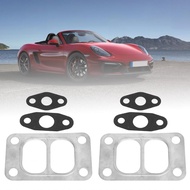 sudi-my Turbo Gasket Set  Kit Mounting Easy Installation 2 Pcs Metal Alloy Paper for Holset HX35 HX3