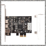 (PQAT) -PEX30016 3 Port IEEE 1394 Firewire 1394B & 1394A PCIe 1.1 X1 Card TI XIO2213B Chipset Requir