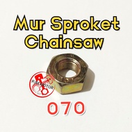 070 mur sporket nut mesin chainsaw senso sinso besar