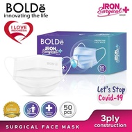 BOLDe Masker Medis / Iron Surgical Mask 3pcs