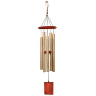 Silk Printing Metal Tube Buddhist Sutra Heart Sutra Lotus Sutra Tathagata Guanyin Wind Chime Feng Sh