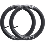 Tiub Basikal YUNSCM 16" 16x1.75/2.125 Injap Schrader 47/57-305 Tiub Basikal Serasi dengan 16 x 1.75 