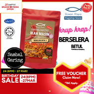 Sambal Garing Ikan Masin Ocean Papa (Rangup Crispy Viral) - 80g