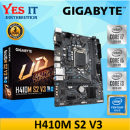 [COMBO SET] GIGABYTE H410M S2 V3 / H410M H INTEL LGA1200 mATX MOTHERBOARD + INTEL PROCESSOR