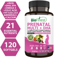 Biofinest Prenatal Multivitamin Omega 3 DHA EPA Folic Acid Iron Vitamins A B C D E Pregnancy Breastf