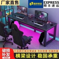 Red Writing Simple Gaming Table Website Factory Desk Computer Desk Double Simple Bedroom Table Deskt