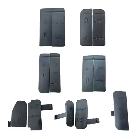 Lithe USB Dust Proof Plug Cover Cap Replacement for 600D 40D 1100D 5D 70D 6D 7D Cameras VIDEOs OUT R