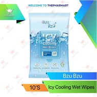 Bzu Bzu Cooling Wet Wipes (10 Wipes)