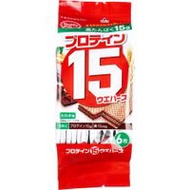 Hamada Confect Protein 15 威化餅，可可味，6 包